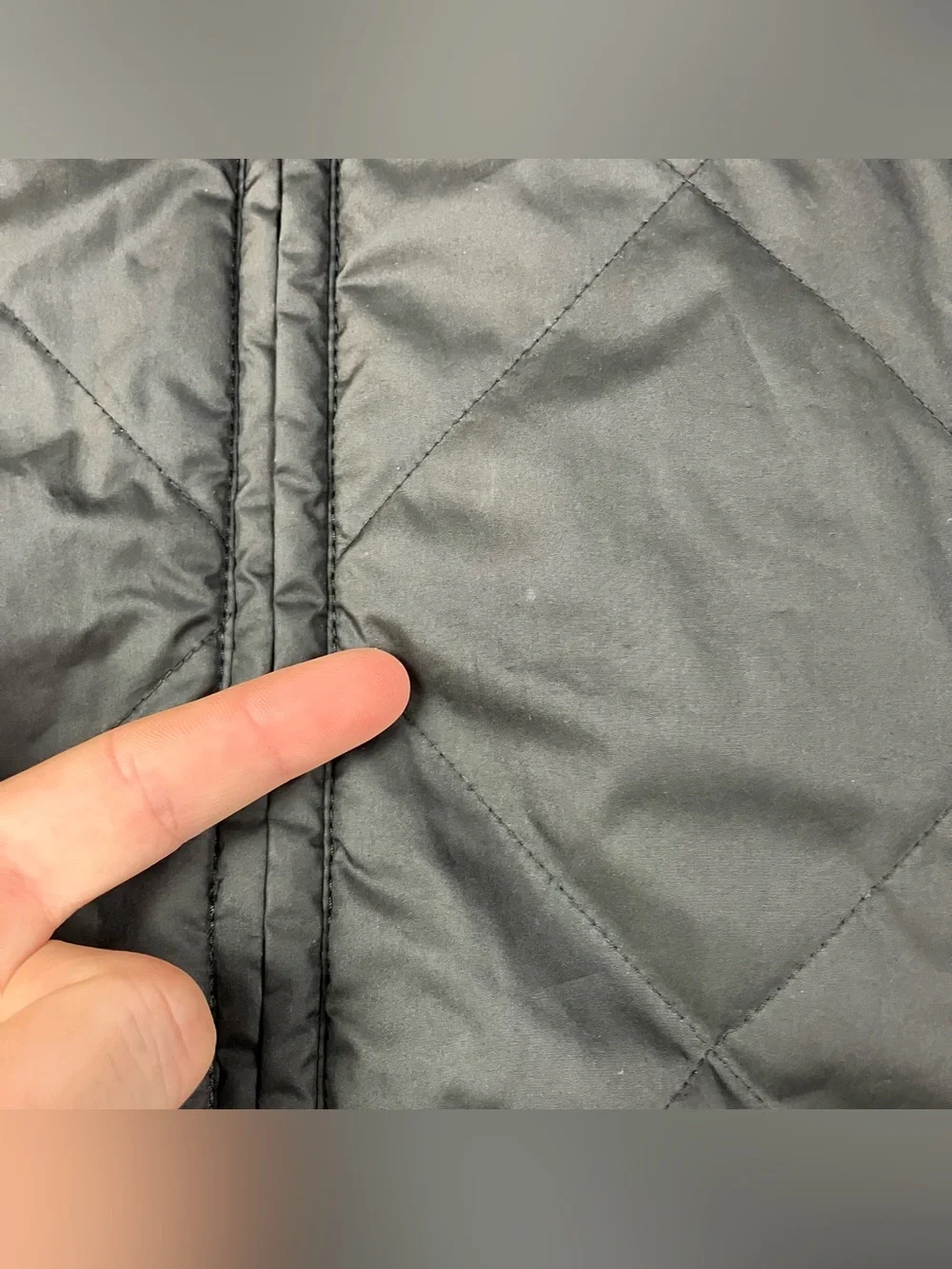 Patagonia Men’s Size L Black Quilted Bomber Piffer Jacket Full Zip